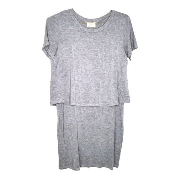 Everly Dresses & Skirts - 7) EVERLY Mock Shirt Skirt Midi w. slit back Sz. S